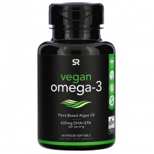 Sports Research Vegan Omega 3 60 