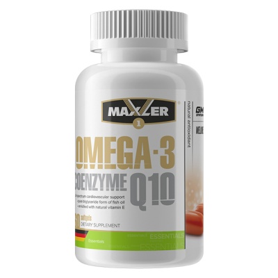 Антиоксидант Maxler Omega 3 Q10 90 капсул