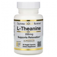  California Gold Nutrition L-Theanine 200  60 