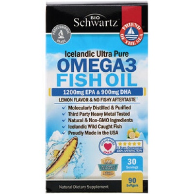  BioSchwartz Omega 3 Fish Oil 90 