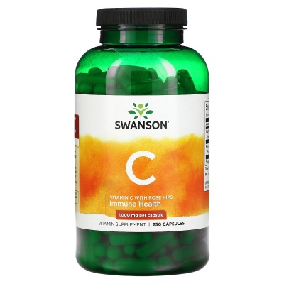 Витамины Swanson Vitamin C 1000 mg 250 капсул