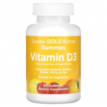  California Gold Nutrition GUMMIES Vitamin D3 90 