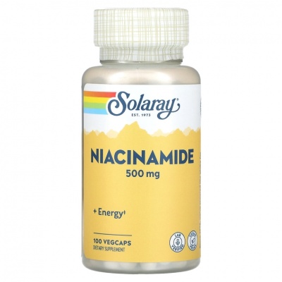 Витамины Solaray Niacinamide 500 мг 100 капсул
