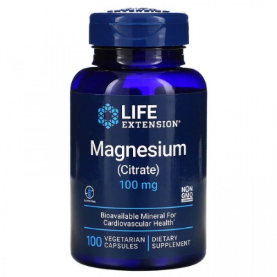 Витамины Life Extension Magnesium Citrate 100 мг 100 капсул