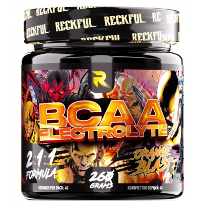 БЦАА Reckful BCAA + Eleсtrolytes 260 гр