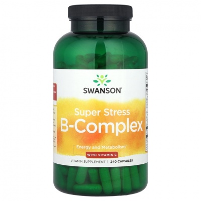 Витамины Swanson Super Stress B Complex W/C 240 капсул
