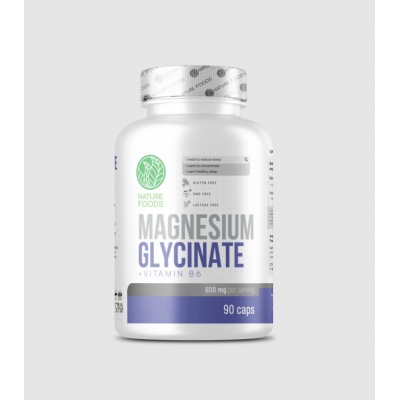  Nature Foods Magnesium Glycinate + B6 600  90 